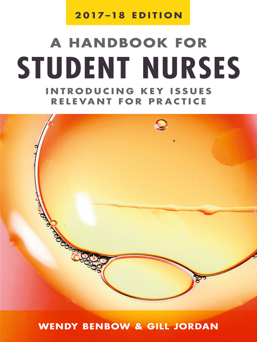 Title details for Handbook for Student Nurses by Wendy Benbow - Available